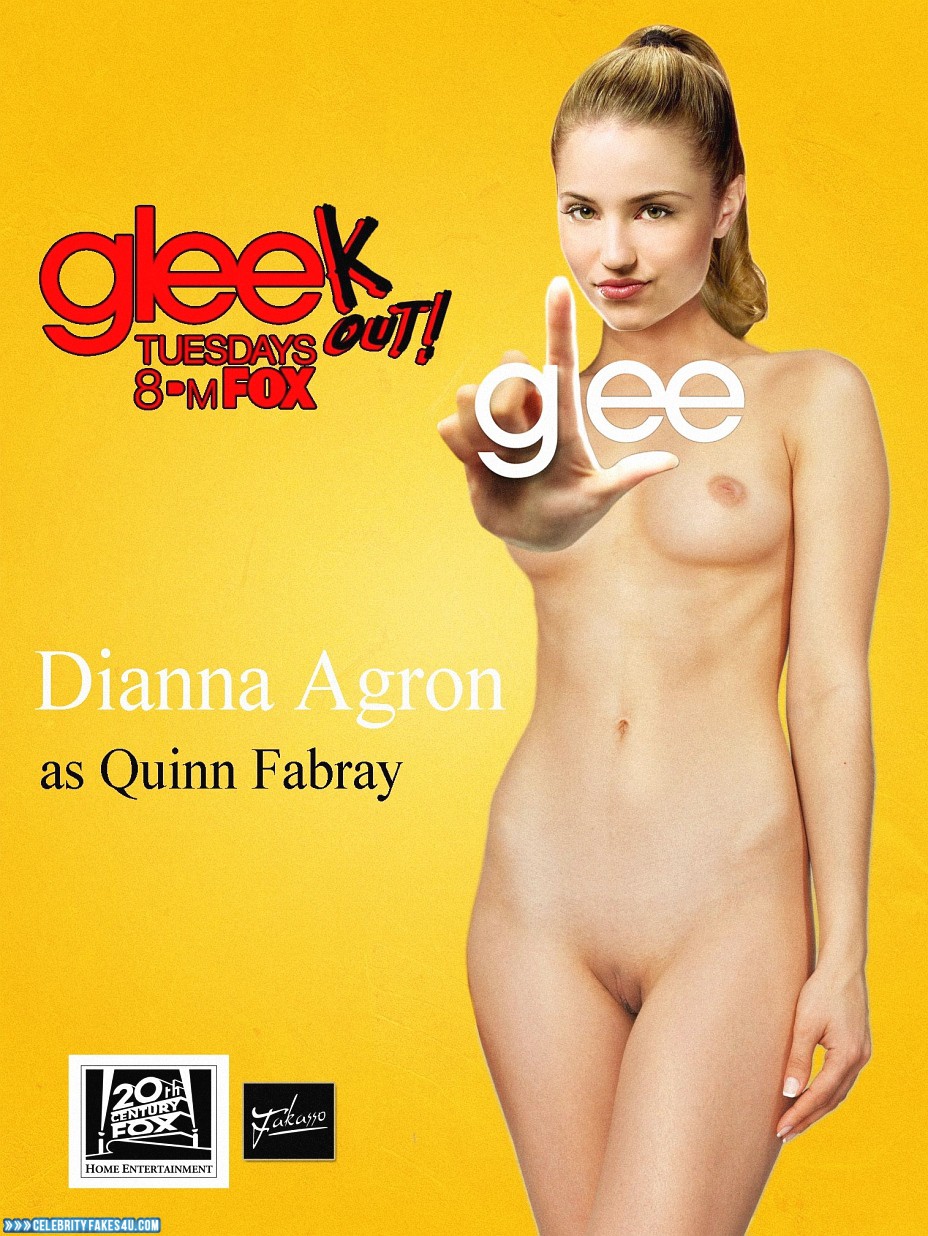 Dianna Agron Glee Tv Show Great Tits Naked Celebrity Fakes U