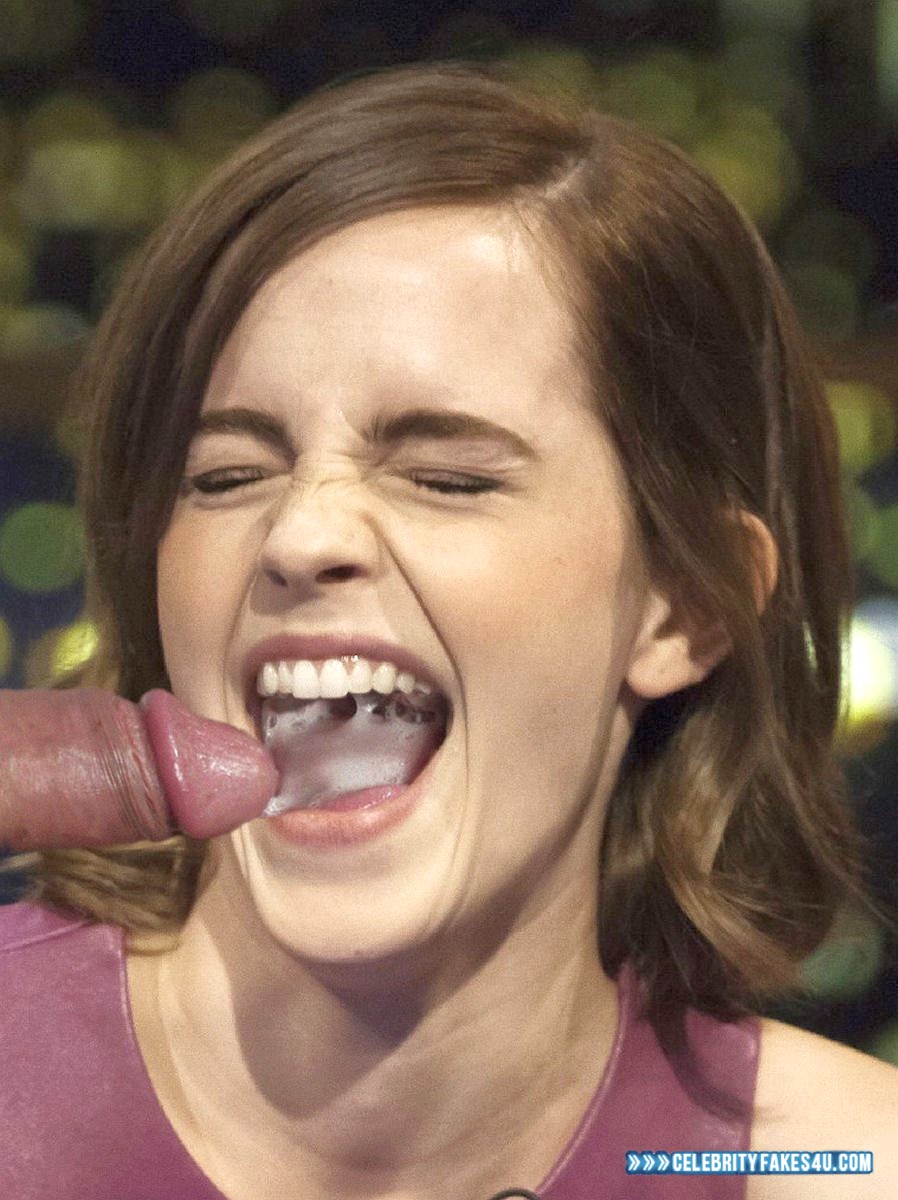 Emma Watson Swallowing Cum