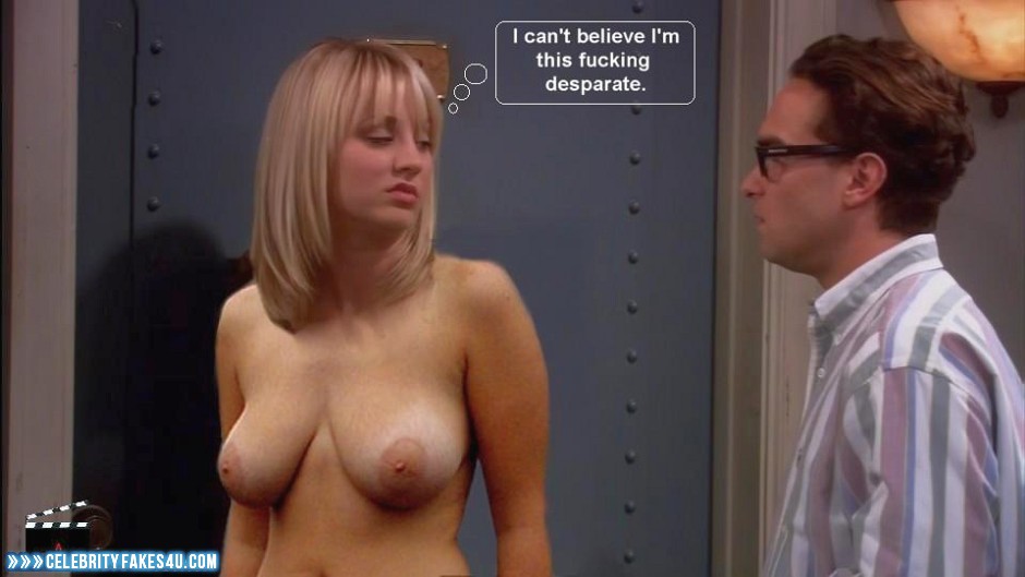 Kaley Cuoco Large Tits Big Bang Theory Fake 001