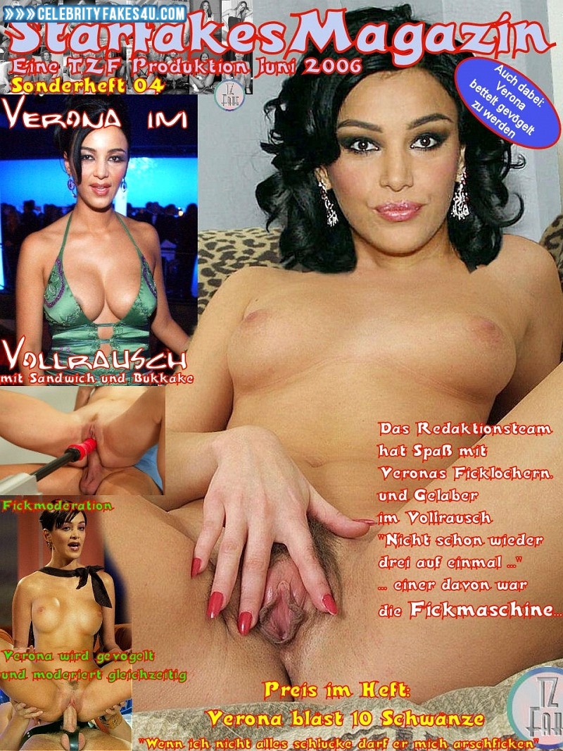 Verona Pooth Spread Pussy Magazine Cover Nsfw Celebrity Fakes U