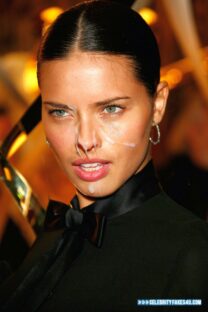 Adriana Lima Hot Cumshot Facial 001