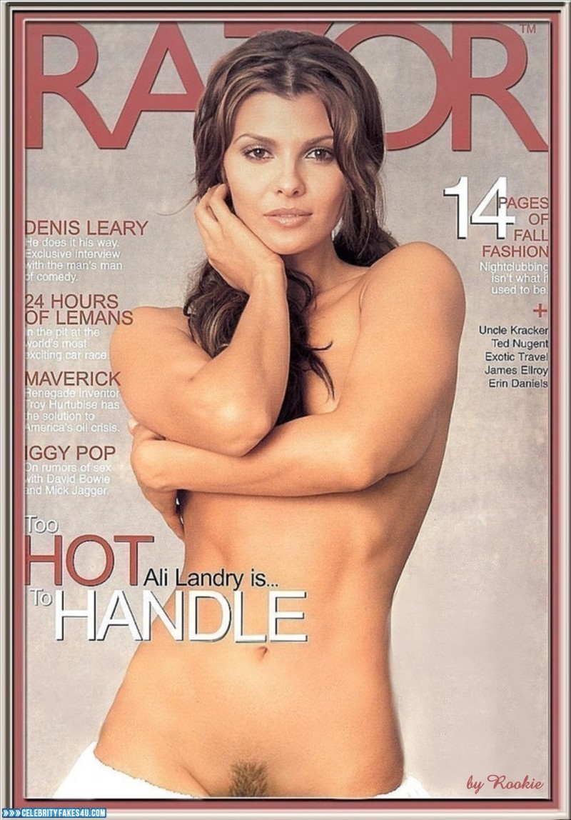 Ali Landry Fake, Magazine Cover, Nude, Porn