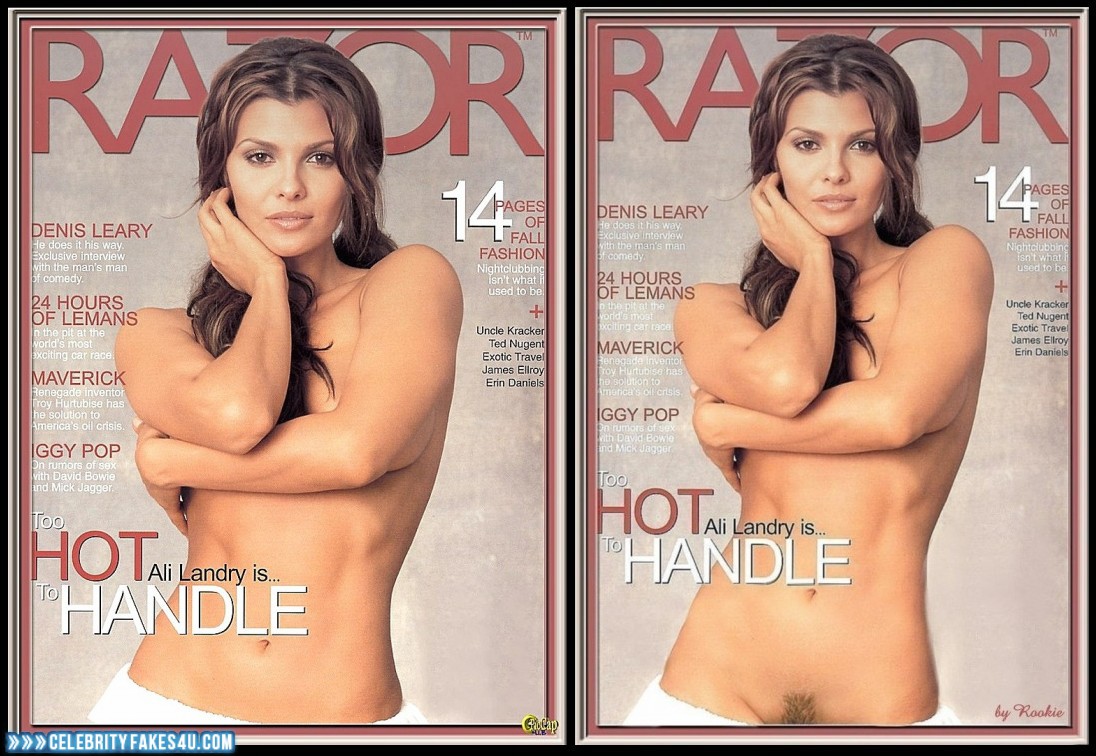 Ali Landry Fake, Magazine Cover, Nude, Porn