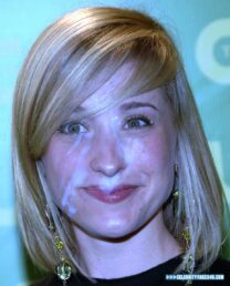 Allison Mack Blonde Facial Nude 001