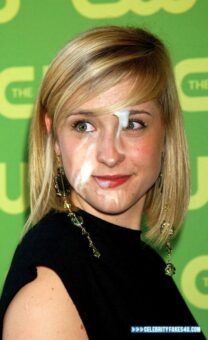 Allison Mack Cum Facial 001