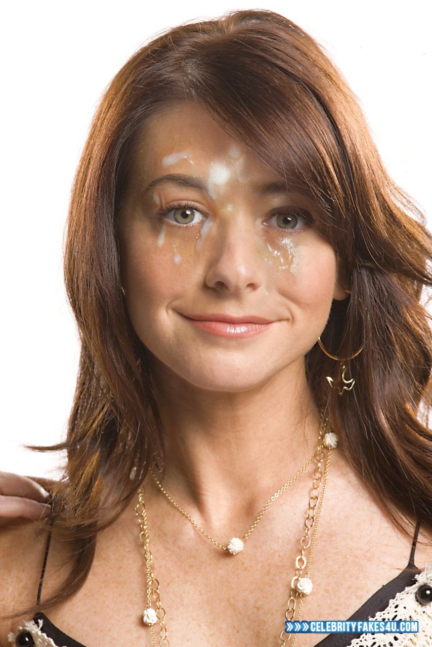 Alyson Hannigan Fake, Cum Facial, Porn