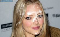 Amanda Seyfried Horny Cumshot Facial Fake 001