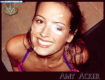 Amy Acker Cum Facial Fake-001