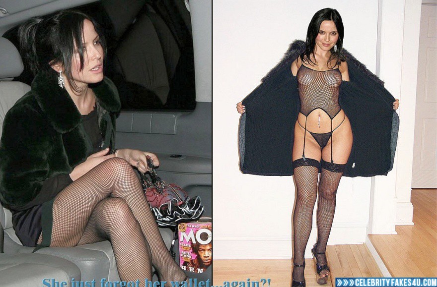 Andrea Corr Fake, Flashing Tits, Heels, Homemade, Lingerie, Naked Body / Fully Nude, Nude, Stockings, Thong, Tits, Porn