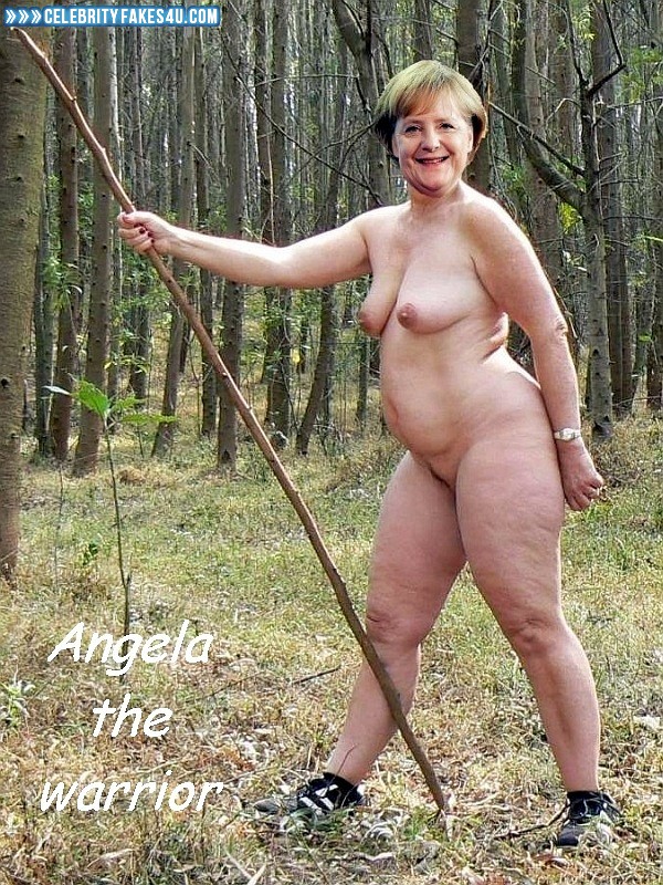 Angela Merkel Fake, Naked Body / Fully Nude, Outdoor, Porn