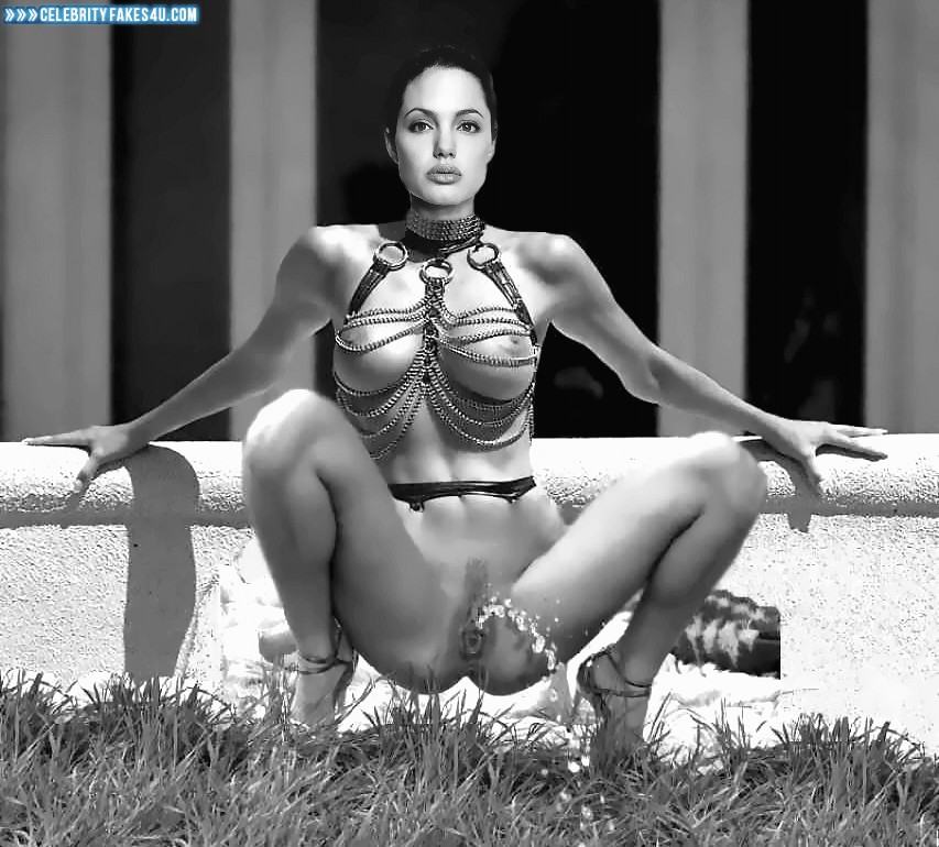 Angelina Jolie Fake, BDSM, Big Tits, Nude, Tits, Porn