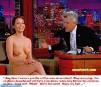 Angelina Jolie Boobs Tonight Show With Jay Leno Nude 001