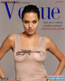 Angelina Jolie Magazine Cover See Thru Nudes 001