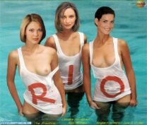 Angie Harmon Pool Wet Nude Fake 001