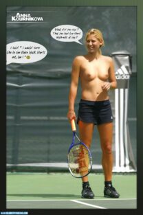 Anna Kournikova Topless Captioned Porn 001