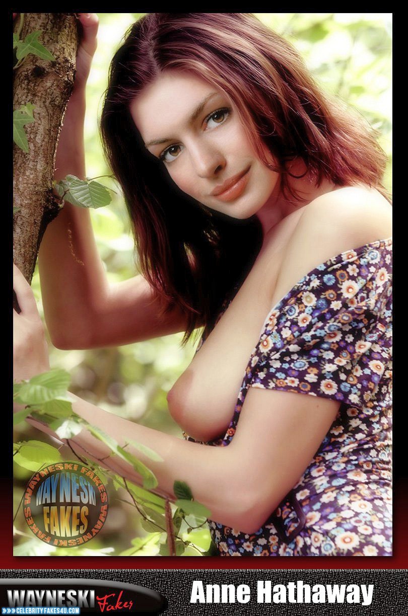 Anne Hathaway Fake, Nude, Tits, Porn
