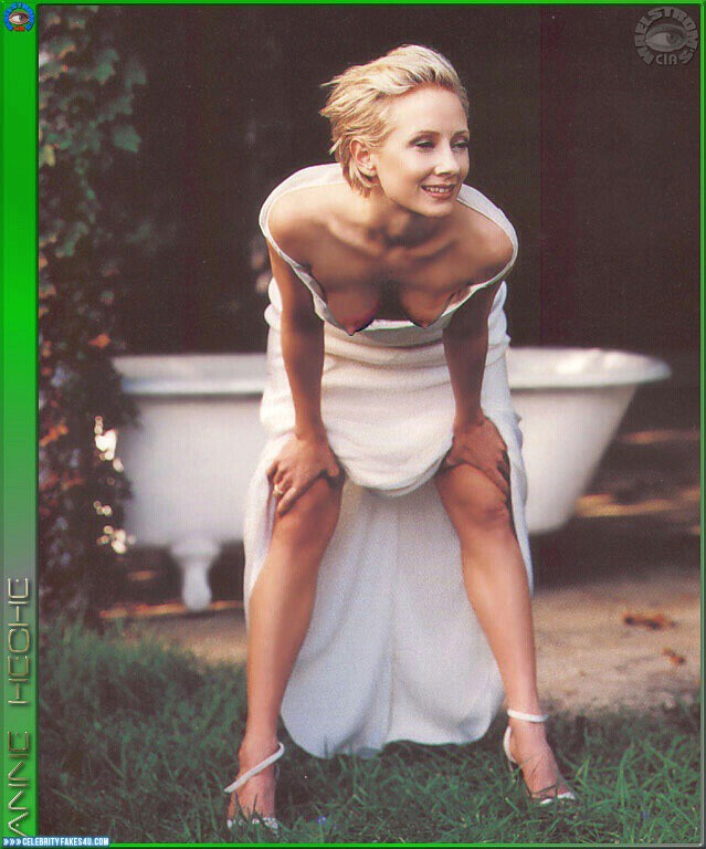 Anne Heche Fake, Blonde, Nude, Outdoor, Tits, Porn