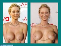 Anne Heche Pierced Nipples Public Fake 001