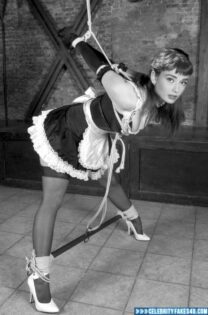 Audrey Hepburn Hot Outfit Bondage Porn Fake 001