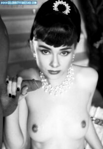 Audrey Hepburn Handjob Breasts Naked Sex Fake 001