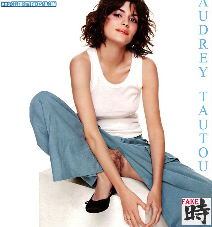 Audrey Tautou Fake, Hairy Pussy, Pussy, Upskirt, Porn