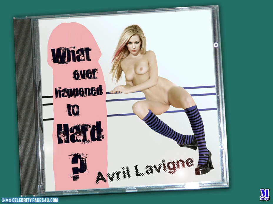 Avril Lavigne Fake, Album Cover, Nude, Tits, Porn