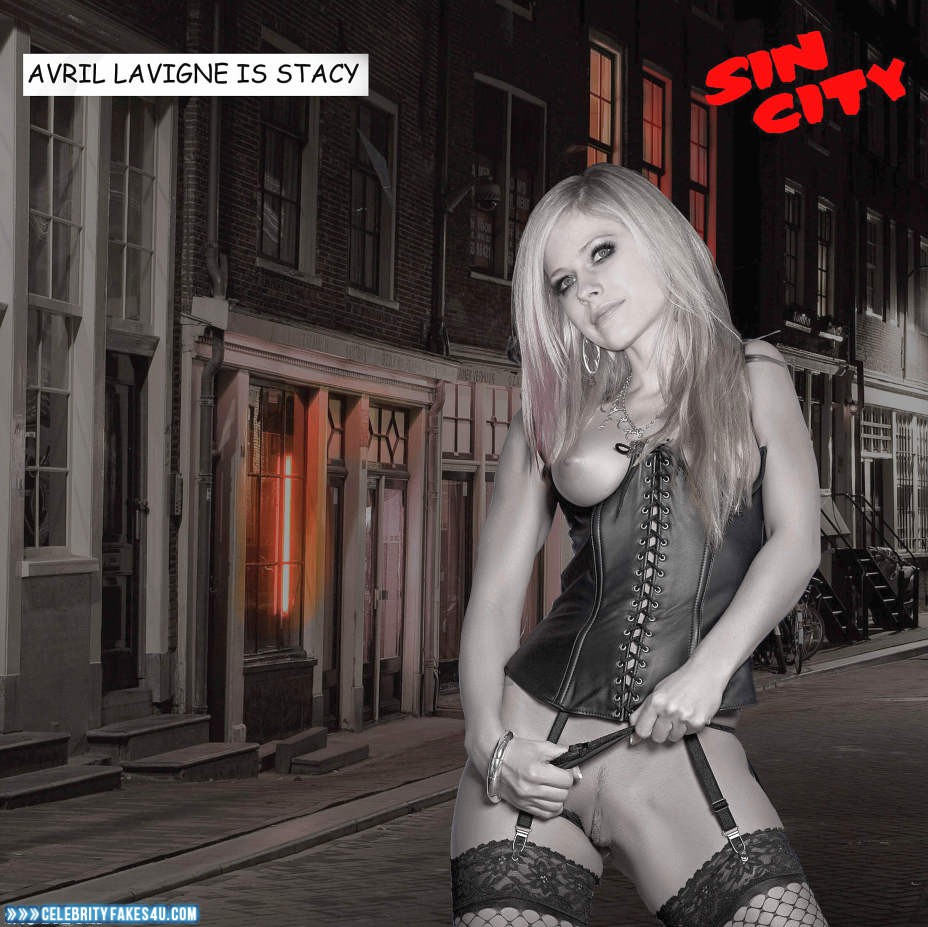 Avril Lavigne Boobs Sin City Nsfw 001 « Celebrity Fakes 4U