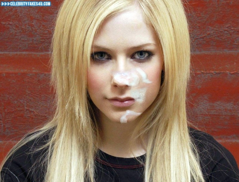 Avril Lavigne Fake, Cum Facial, Cumshot, Porn