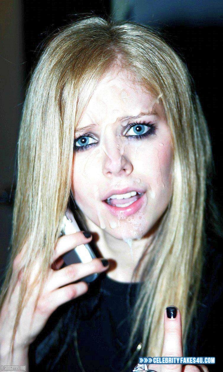 Avril Lavigne Fake, Cum Facial, Cumshot, Porn