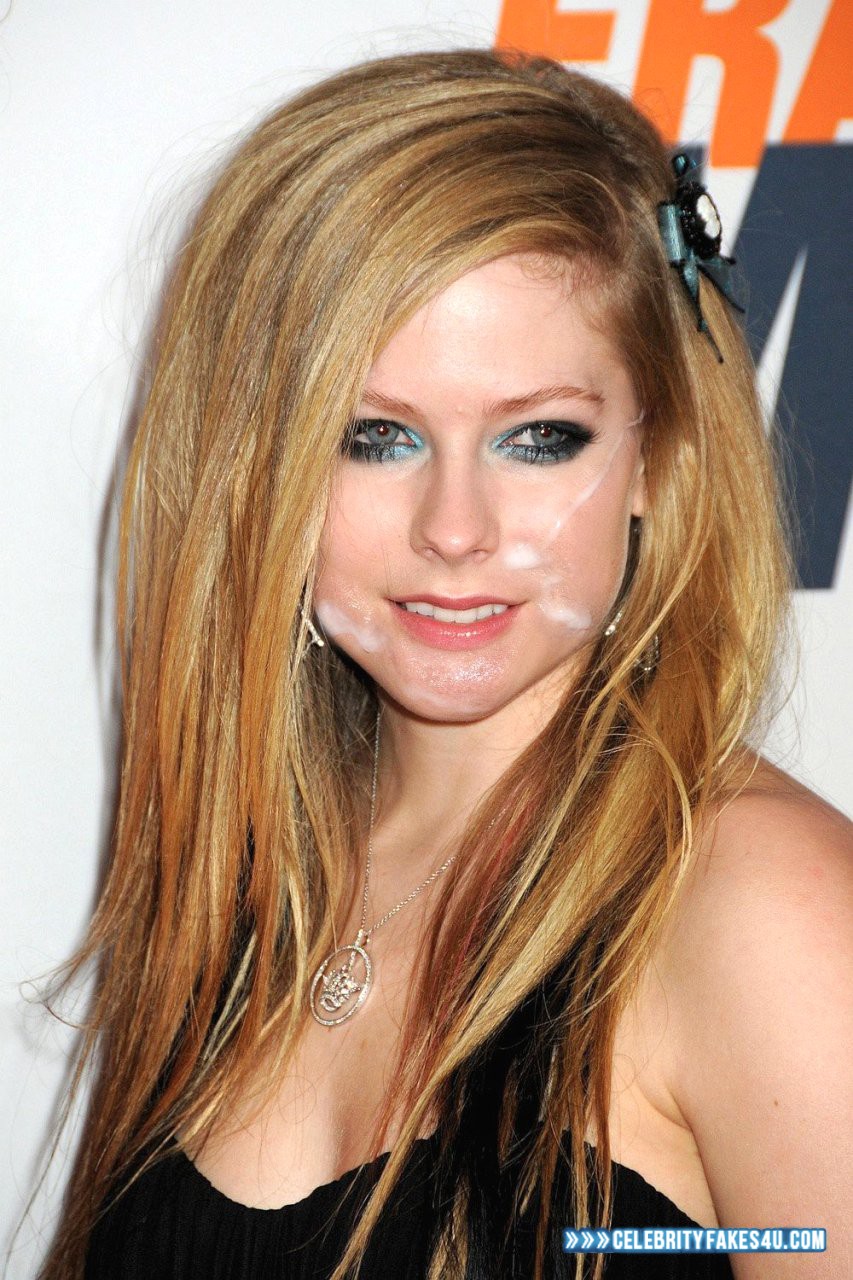 Avril Lavigne Fake, Cum Facial, Cumshot, Porn