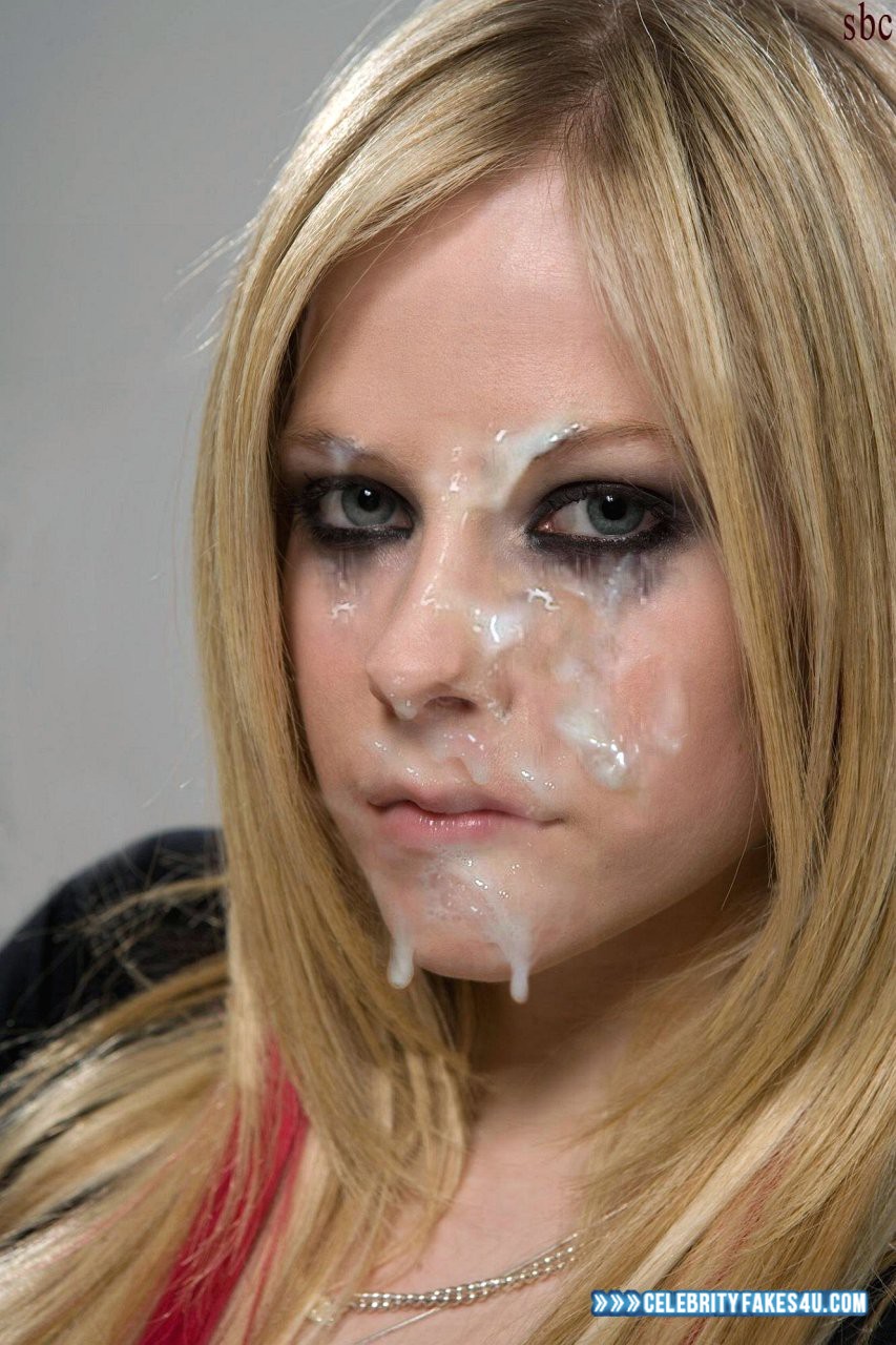 Avril Lavigne Fake, Cum Facial, Cumshot, Porn