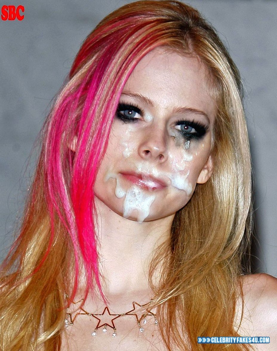 Avril Lavigne Fake, Cum Facial, Cumshot, Porn