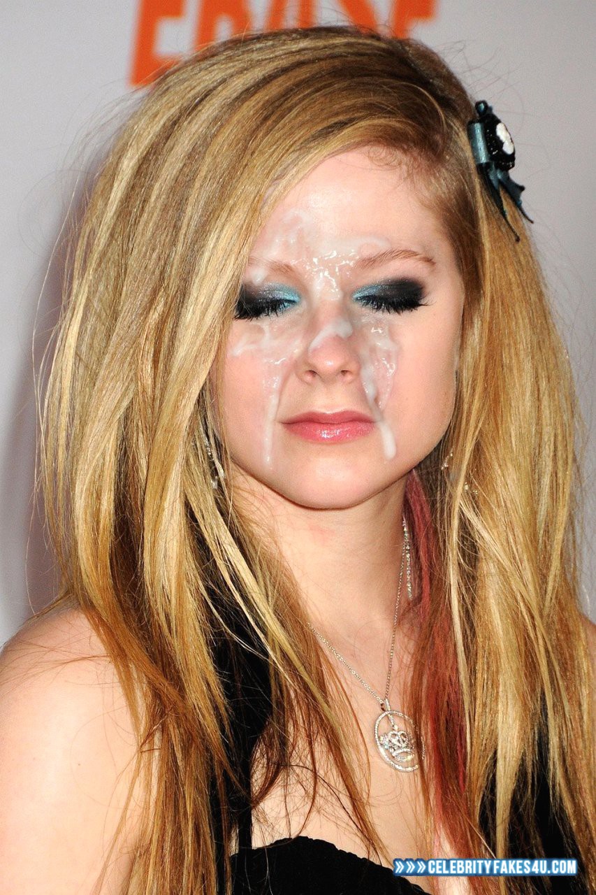 Avril Lavigne Fake, Cum Facial, Cumshot, Porn