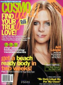 Avril Lavigne Magazine Cover Cum Facial Naked 001