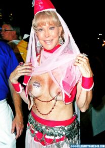 Barbara Eden Nipples Pierced Public 001