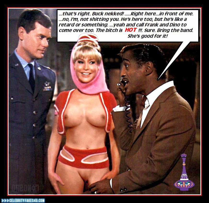 Barbara Eden Fake, Captioned, I Dream of Jeannie (TV Series), Nude, Pantiless, Series, Tits, Porn