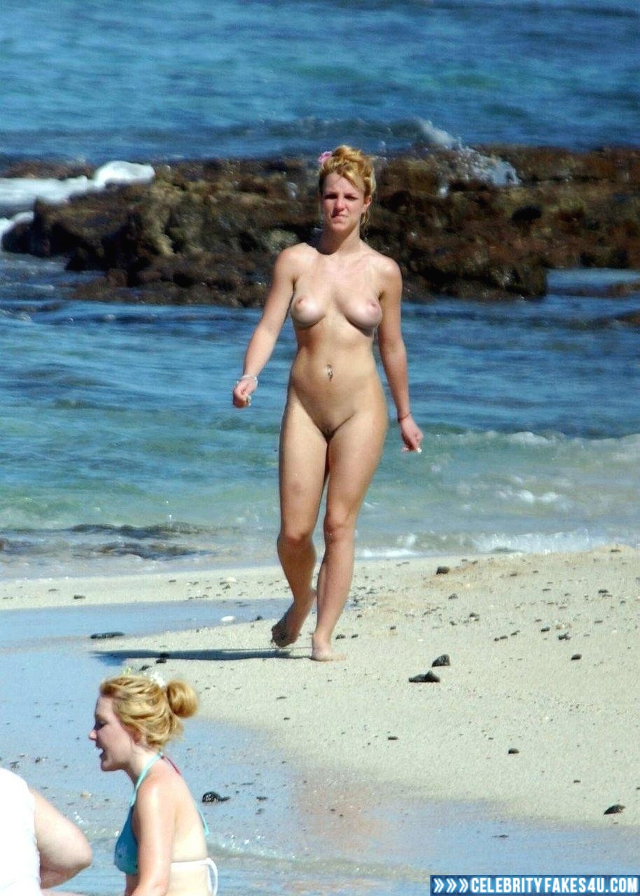 Celebrity Porn Beach - Britney Spears Voyeur Beach Porn 002 Â« Celebrity Fakes 4U