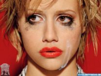 Brittany Murphy Cum Facial 001