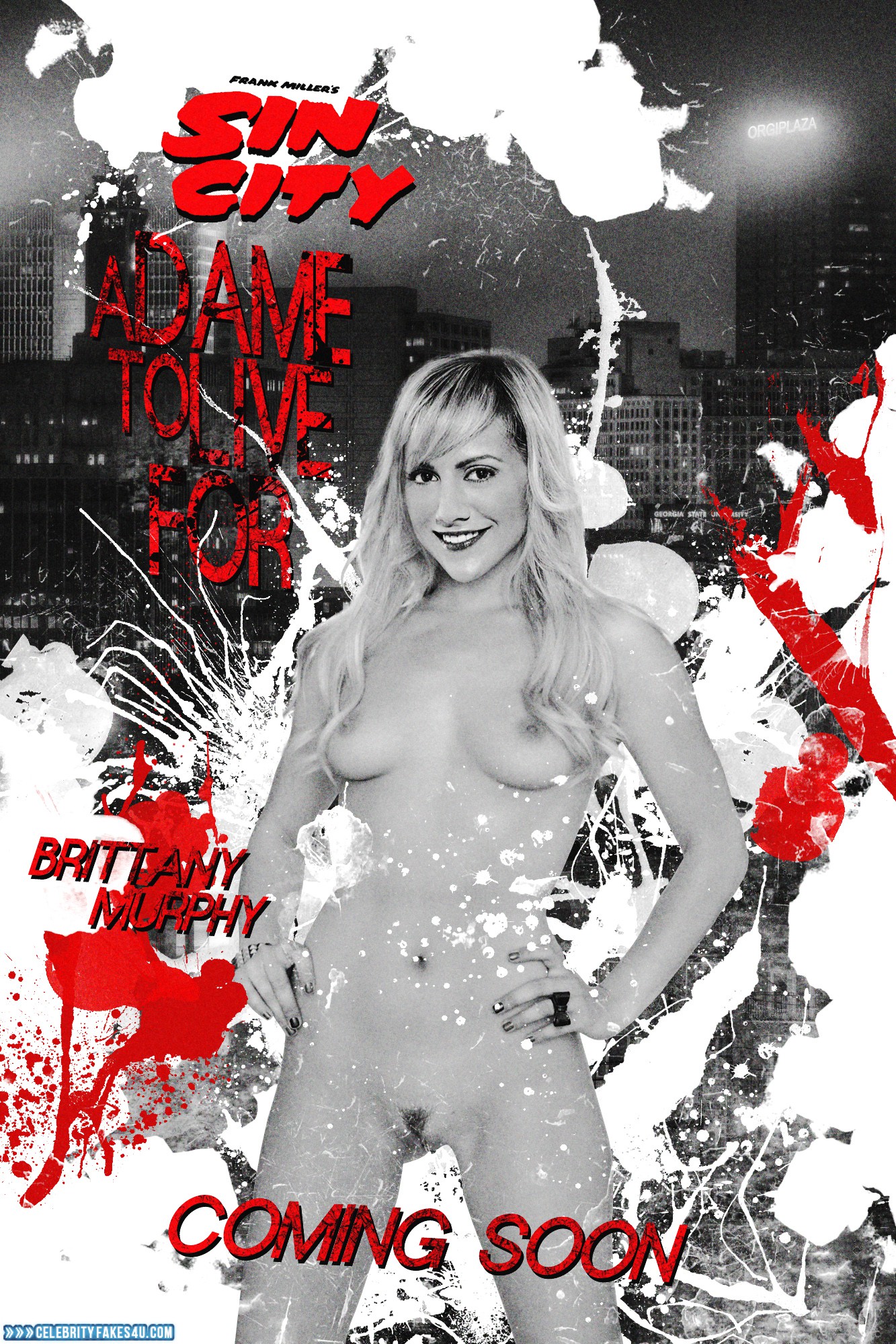 Brittany Murphy Fake, Naked Body / Fully Nude, Nude, Series, Sin City, Tits, Porn