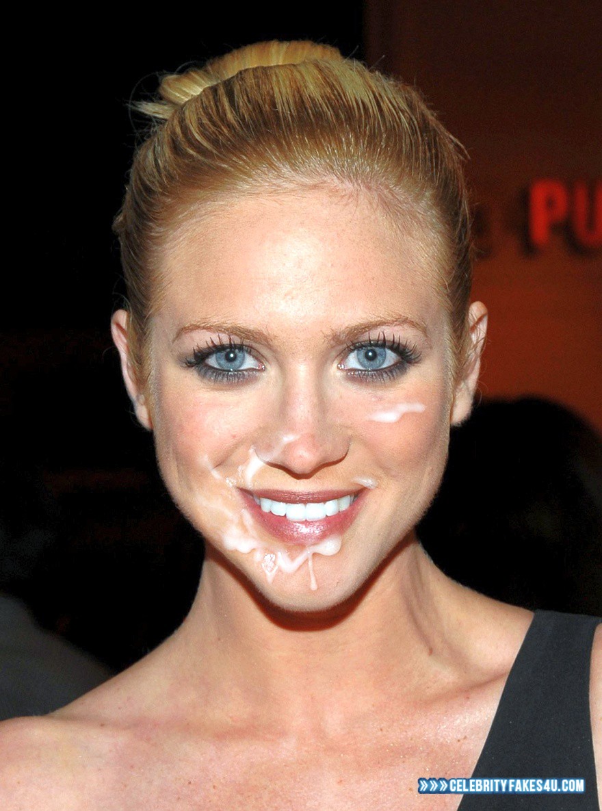 Brittany Snow Fake, Cum Facial, Cumshot, Porn