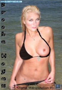 Brooke Hogan Beach Wet Nude Fake 001