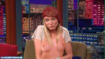 Cameron Diaz Breasts Tonight Show With Jay Leno 001