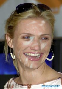 Cameron Diaz Cum Facial 001