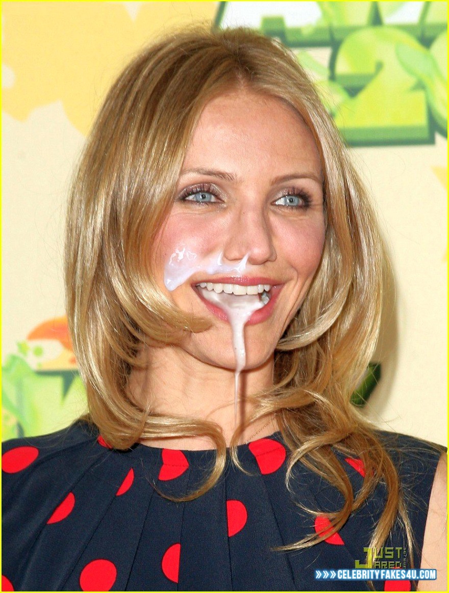 Cameron Diaz Fake, Cum Facial, Cumshot, Swallowing Cum, Porn