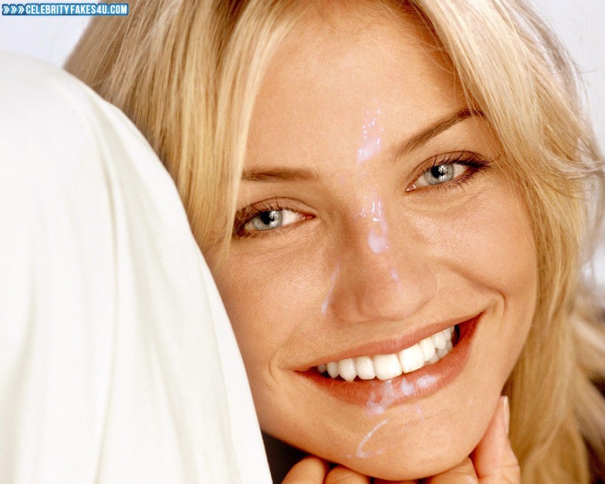 Cameron Diaz Fake, Cum Facial, Cumshot, Porn