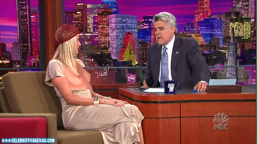 Cameron Diaz Fake, Series, The Tonight Show with Jay Leno, Tits, Topless, Porn