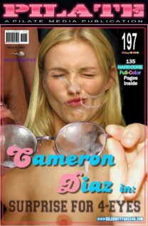 Cameron Diaz Magazine Cover Cumshot Facial Nsfw Sex 001