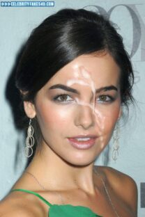 Camilla Belle Public Facial Cumshot Porn Fake 001