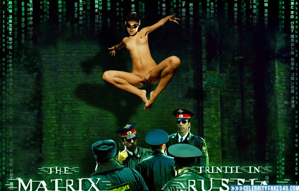 Carrie Anne Moss Fake, Legs Spread, Naked Body / Fully Nude, Nude, Pussy, Series, The Matrix, Tits, Porn