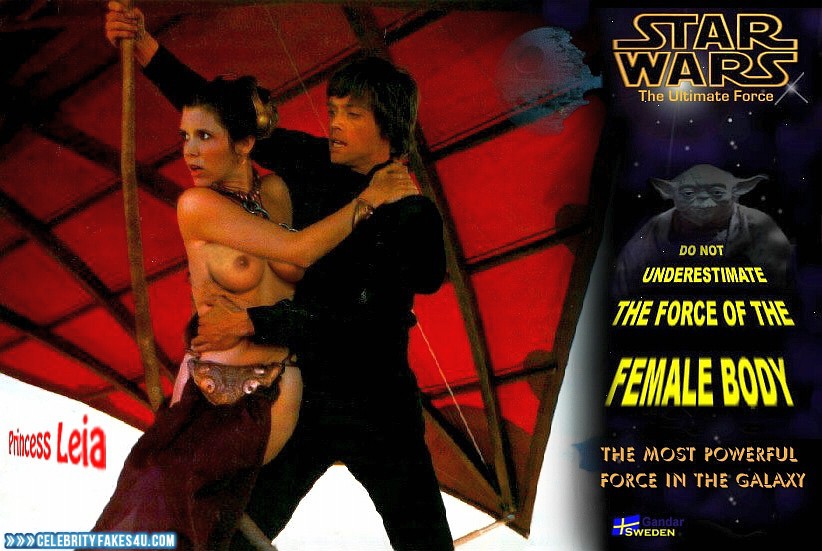 Carrie Fisher Fake, Nude, Star Wars, Tits, Porn